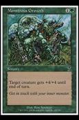 Magic the Gathering: 7th Edition (Base Set) card 258 Monstrous Growth