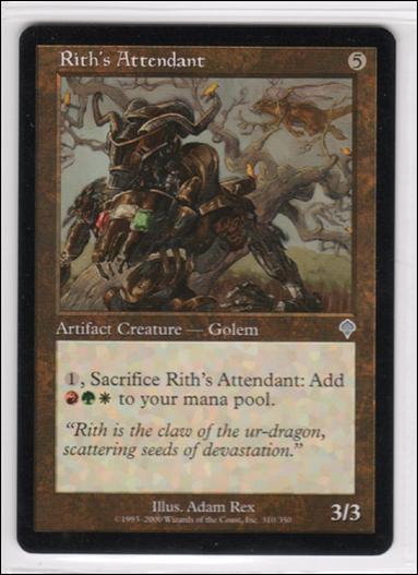 Magic the Gathering: Invasion (Base Set) card 310 Rith's Attendant