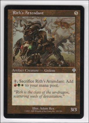 Magic the Gathering: Invasion (Base Set) card 310 Rith's Attendant