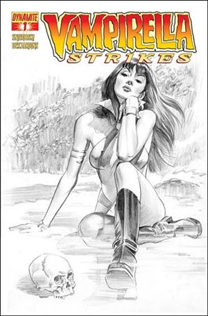 Vampirella Strikes (2013) issue 1-F Mike Mayhew 1:25 Sketch Cover