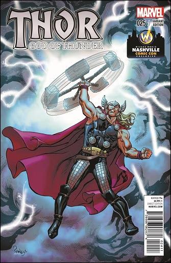 Thor: God of Thunder issue 25-E Tom Raney Wizard World Nashville Cover