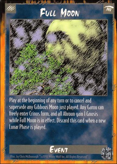 Rage Limited (Base Set) card 95 Full Moon 