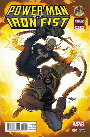 Power Man and Iron Fist (2016)  issue 1-M Dave Johnson C2E2/ECCC Cover