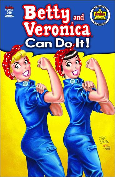 Betty and Veronica (1987) issue 269-B Jeff Schultz "Rosie the Riveter" Cover