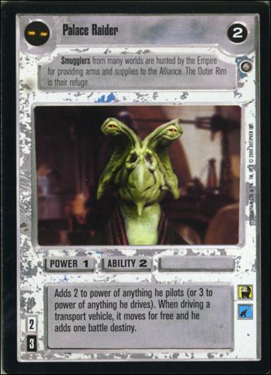 Star Wars: Jabba's Palace Sealed Deck (Base Set) card 12 Palace Raider