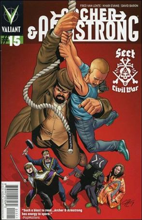 Archer & Armstrong (2012) issue 15 Clayton Henry Cover