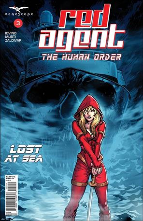 Red Agent: The Human Order issue 3 Sam Kivela Cover