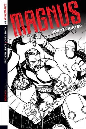 Magnus Robot Fighter (2014) issue 2-G Craig Rousseau Black & White 