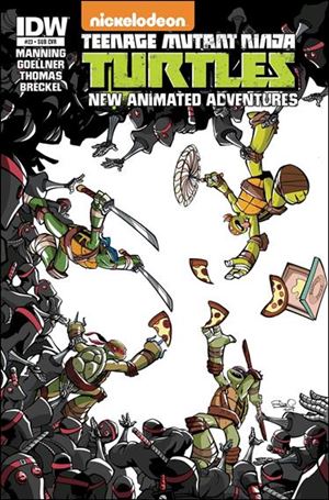 Teenage Mutant Ninja Turtles New Animated Adventures issue 23-B Elsa Charretier Subscription Cover