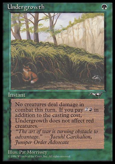 Magic the Gathering: Alliances (Base Set) card 102-B Undergrowth