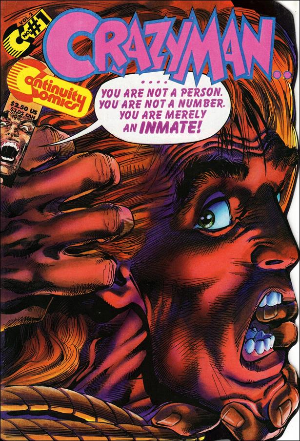 Crazyman (1993) issue 1 Die-Cut Comic