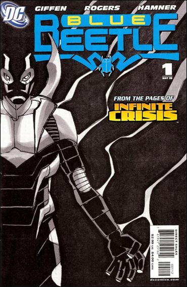 Blue Beetle (2006) issue 1-B Black & White Cover (2nd Printing)