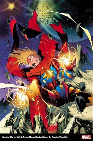 Captain Marvel (2019) issue 43-C Federico Vicentini Cover