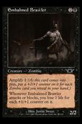 Magic the Gathering: Legions (Base Set) card 69 Embalmed Brawler