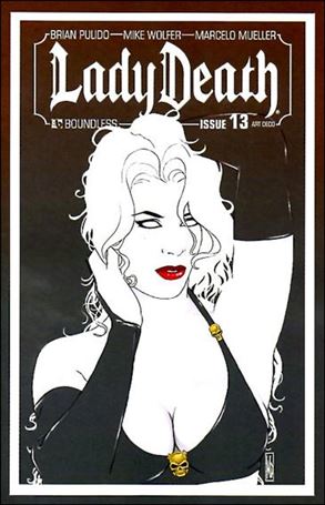 Lady Death (2010) issue 13-C Art Deco Cover 1:3