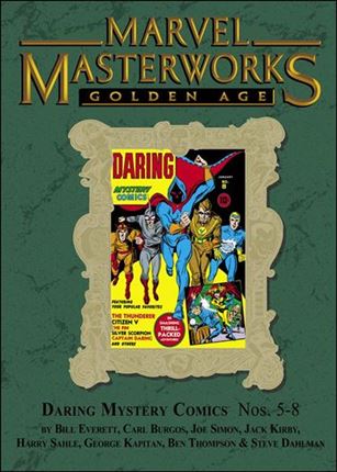 Marvel Masterworks: Golden Age Daring Mystery issue 2-B Marble Dust Jacket Vol 133