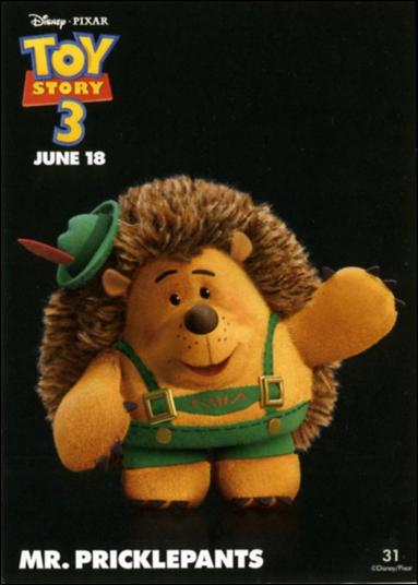 Toy Story 3 (Promo) card 31 Mr. Pricklepants