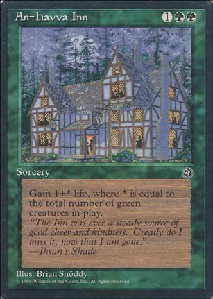 Magic the Gathering: Homelands (Base Set) card 82 An-Havva Inn