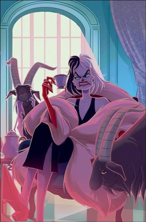 Disney Villains: Cruella De Vil issue 3-E Sweeney Boo 1:10 Virgin Cover