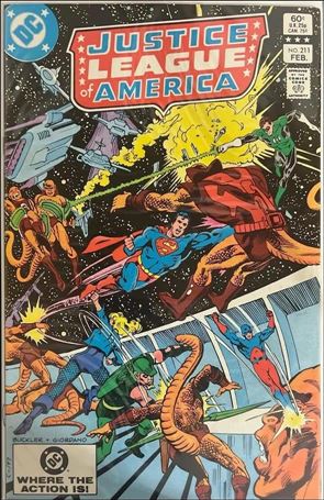 Justice League of America (1960) issue 211 Newsstand Edition