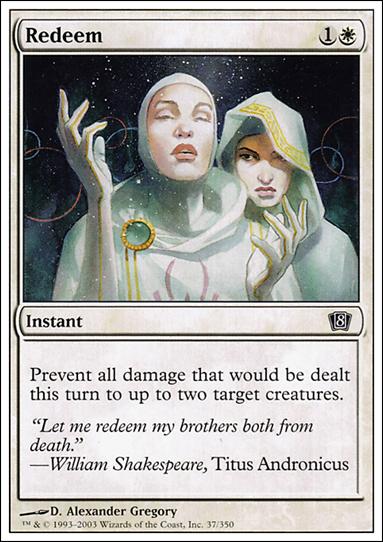 Magic the Gathering: 8th Edition (Base Set) card 37 Redeem