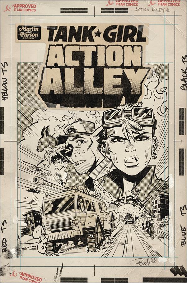 Tank Girl Ongoing issue 1-D Brett Parson Artist Edition Cover