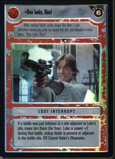 Star Wars: Reflections II: Expanding the Galaxy (Base Set) card 121 Run Luke, Run!