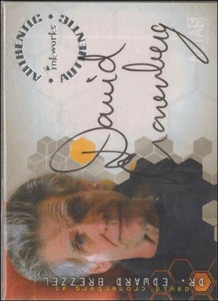 Alias: Season Three (Autograph Subset) card A21 David Cronenberg as Dr. Edward Brezzel