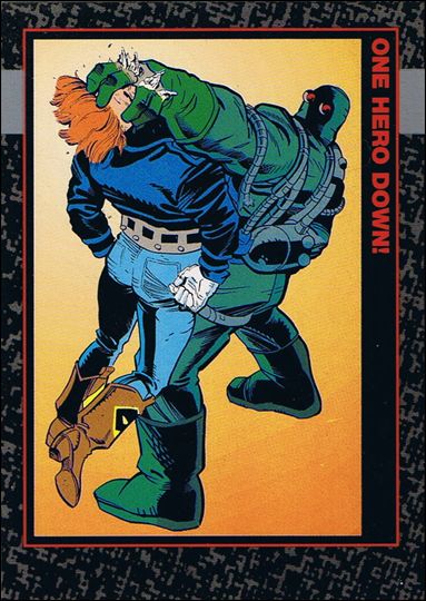 Doomsday: The Death of Superman (Base Set) card 11 One Hero Down!
