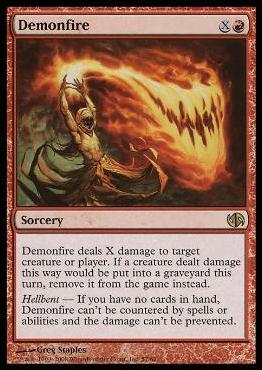 Magic the Gathering: Duel Decks: Jace vs. Chandra (Base Set) card 57 Demonfire