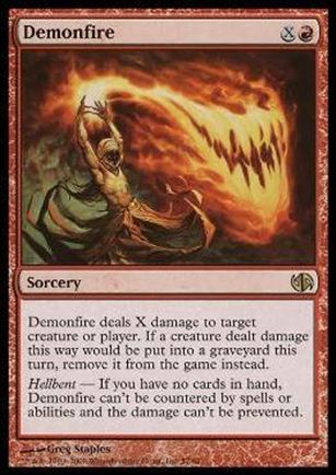 Magic the Gathering: Duel Decks: Jace vs. Chandra (Base Set) card 57 Demonfire