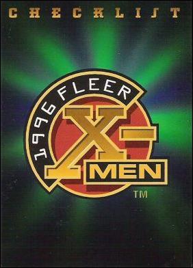 1996 Fleer X-Men Wal-Mart (Base Set) card 100 Checklist