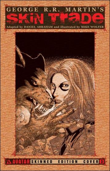 Skin Trade issue 3-D 1:3 Skinned Cover 