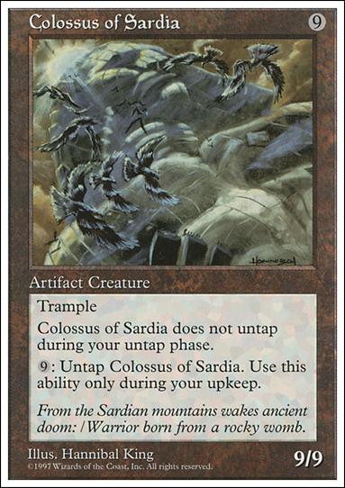 Magic the Gathering: 5th Edition (Base Set) card 358 Colossus of Sardia