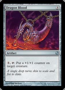 Magic the Gathering: Duel Decks: Heroes vs. Monsters (Base Set) card 67 Dragon Blood