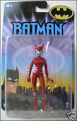 Batman (Animated) figure 8-B Catwoman (Selina Kyle, Red Costume) DC "Star" Logo