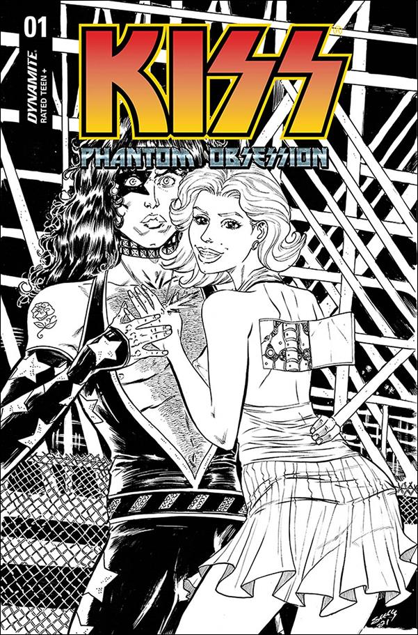 KISS: Phantom Obsession issue 1-M Tim Seeley 1:30 Black & White Cover