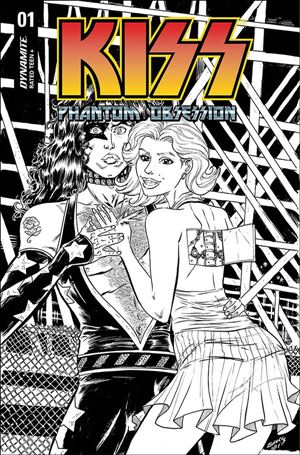 KISS: Phantom Obsession issue 1-M Tim Seeley 1:30 Black & White Cover