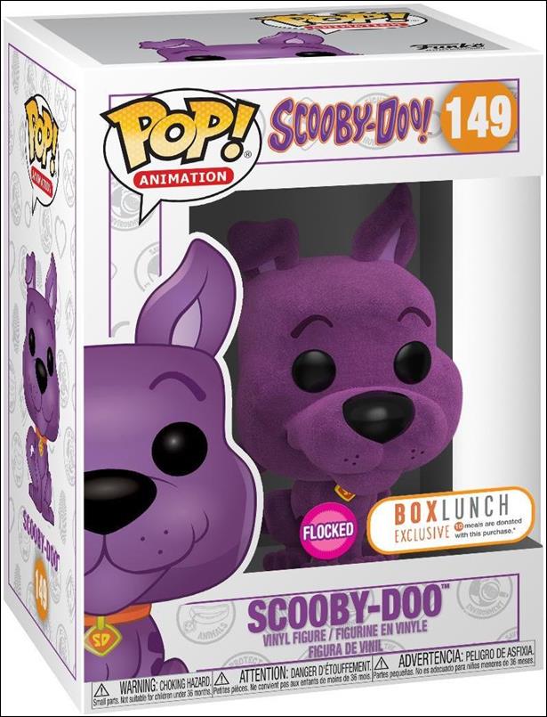 POP! Animation figure 149-G Scooby Doo (Purple) (Flocked) BoxLunch Exclusive