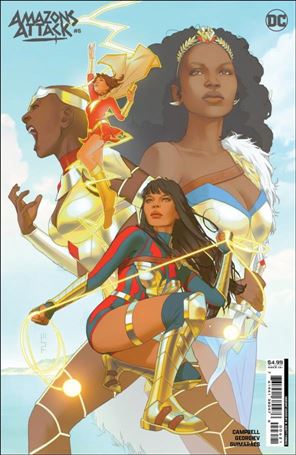 Amazons Attack (2023) issue 6-B B W. Scott Forbes Cardstock Cover