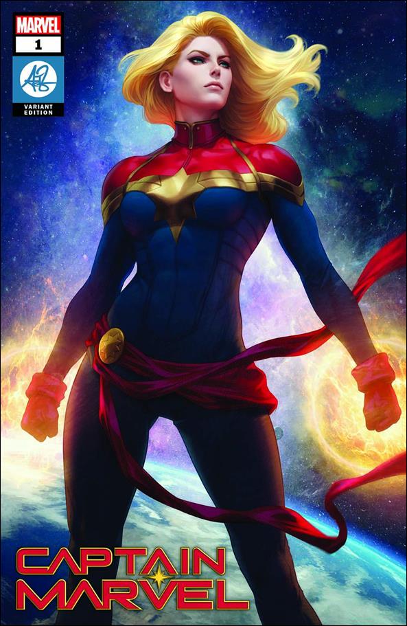 Captain Marvel (2019) issue 1-SC Stanley Artgerm Lau Artgerm Collectibles Cover