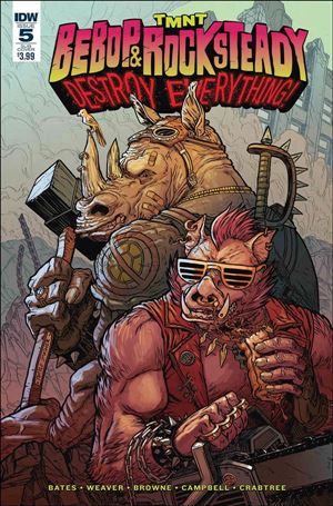 Teenage Mutant Ninja Turtles Bebop & Rocksteady Destroy Everything issue 5-B Ryan Browne Subscription Cover