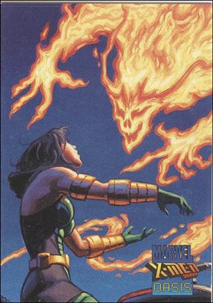 X-Men 2099: Oasis (Base Set) card 24 Flames of desire