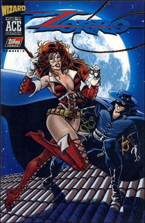 Zorro (1993) issue 3-B Wizard Ace Edition #5 with Acetate Cover