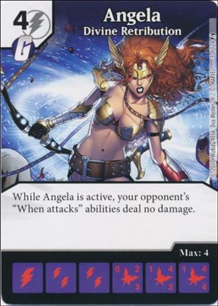 Marvel Dice Masters Guardians of the Galaxy  card 3 Angela: Divine Retribution