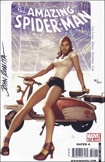 Amazing Spider-Man (1963) issue 602-D DF Adi Granov Cover (Signed by John Romita) 1/100