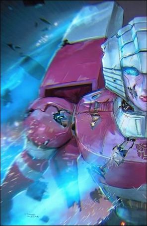 Transformers (2023) issue 22-F Retailer Exclusive Tiago da Silva Virgin Cover