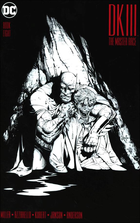 Dark Knight III: The Master Race issue 8-I Greg Capullo Midtown Comics Sketch Cover 