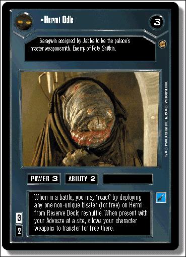 Star Wars: Jabba's Palace Limited (Base Set) card 16 Hermi Odle