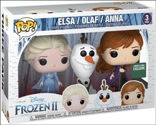 POP! Disney Multi-Packs figure nn29-B Elsa / Olaf / Anna Barnes & Noble Exclusive